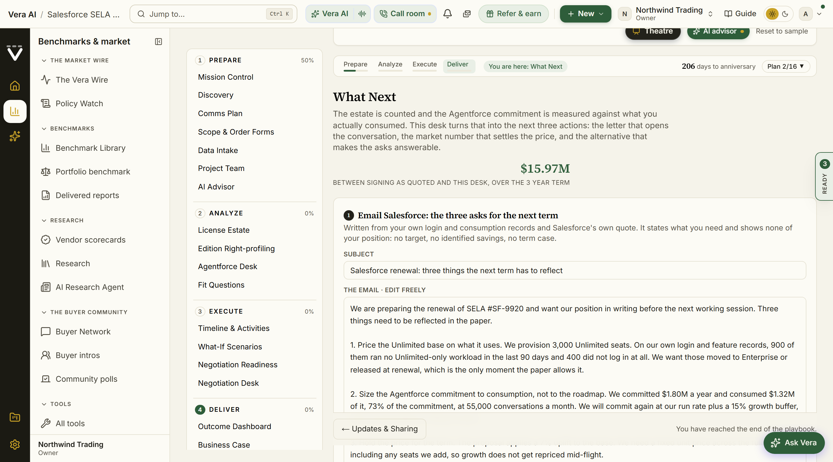 Salesforce SELA: the What Next desk
