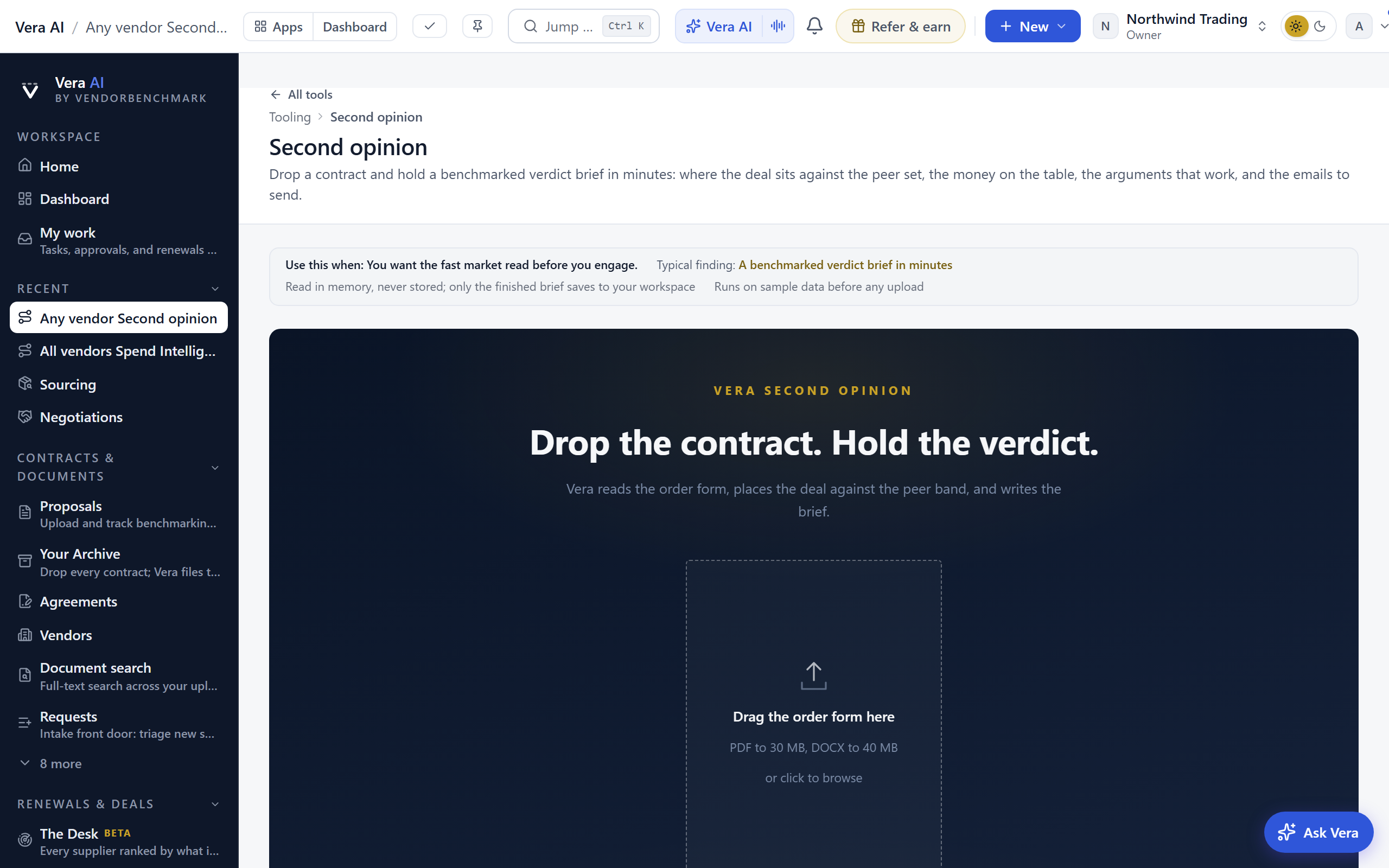 Second opinion screen