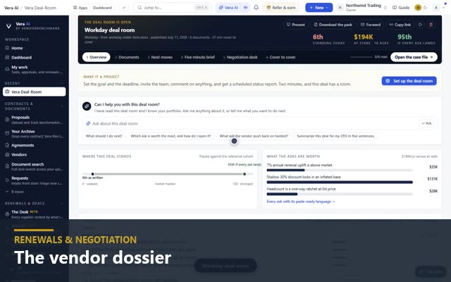 The vendor dossier